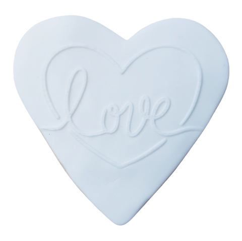 Love - 6cm Heart Sugar Cookie