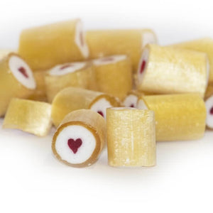 Gold Hearts Rock Candy