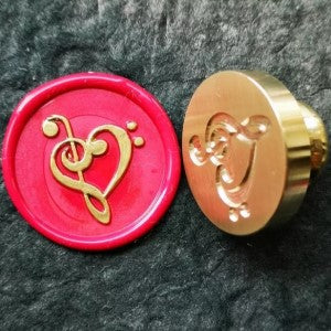 Love Music - 25mm Wax Seal Stamp Head