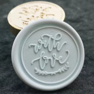 With Love - 25mm Wax Seal Stamp Head