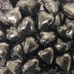 Black Chocolate Hearts
