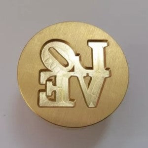 L|O|V|E - 25mm Wax Seal Stamp Head