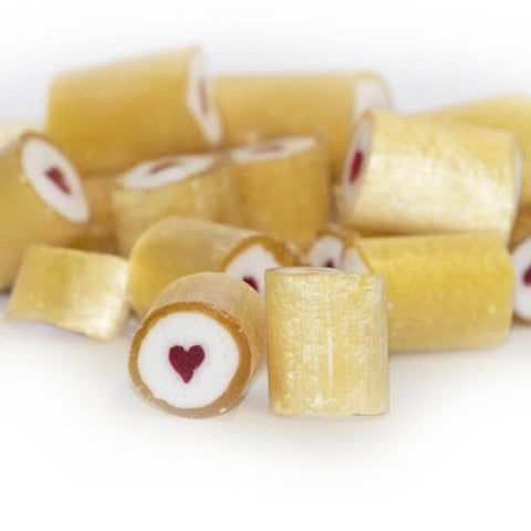 Gold Hearts Rock Candy