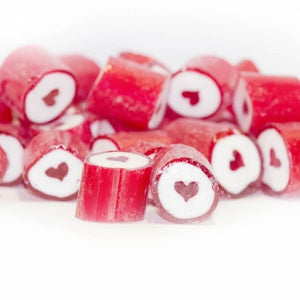 Red Hearts Rock Candy