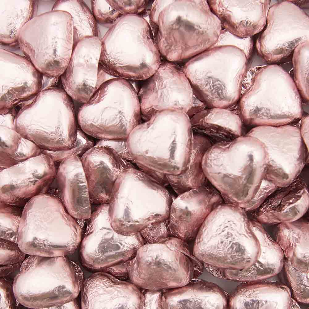 Rose Gold Chocolate Hearts