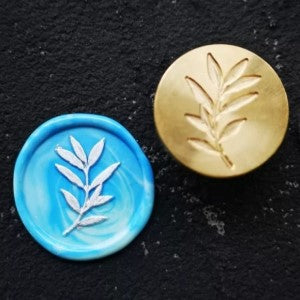 Olive Branch - 25mm Wax Seal Stamp Head