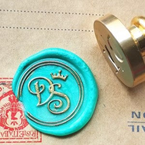Royal Initials - Customised 25mm Wax Seal Stamp Head