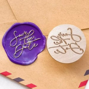 Save the Date - 25mm Wax Seal Stamp Head